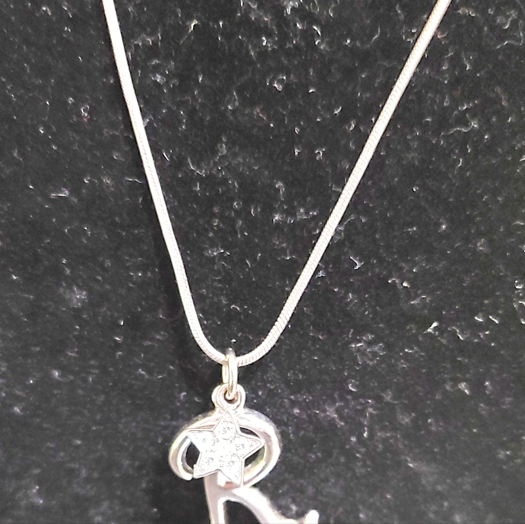 Initial R Fashion Necklace
